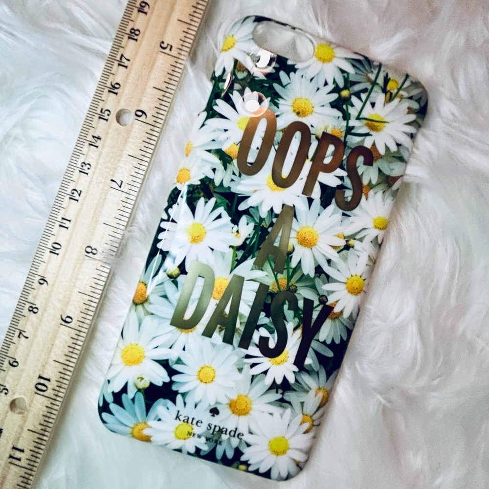 Kate Spade Oops a Daisy Daisies Designer Flowers 6+ 6s+ plus iPhone phone cases